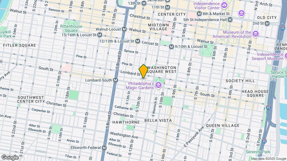 1134 Rodman St, Unit G Map and Location Details