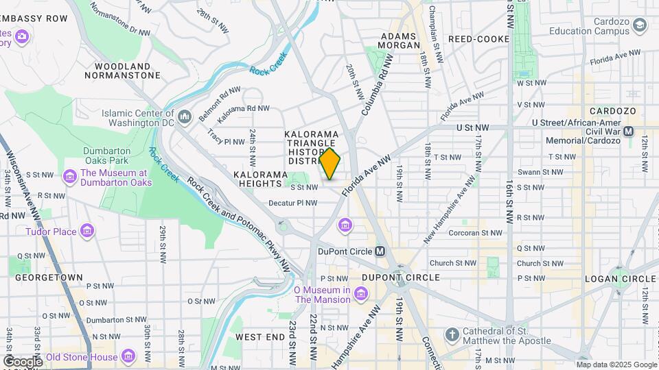 2149 N St NW, Unit 2 Map and Location Details