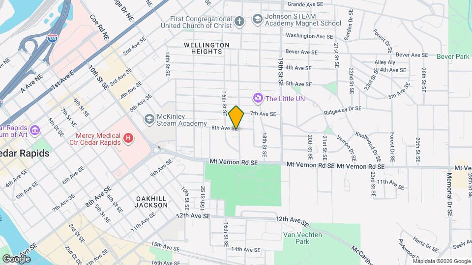 809 17th St SE, Unit 4 Map and Location Details