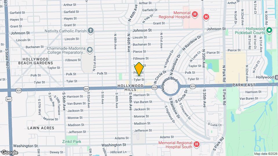 4415 Tyler St Map and Location Details