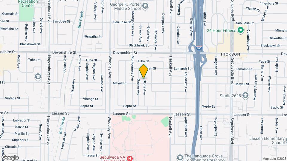 10109 Gloria Ave Mapa y Detalles de la Ubicación
