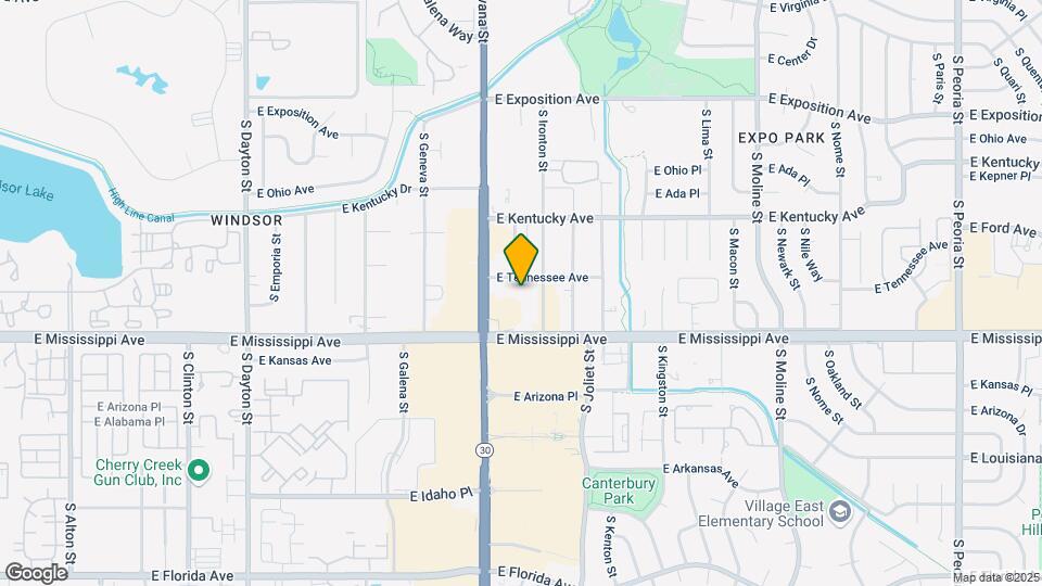 10650 E Tennessee Ave, Unit 402 Mapa y Detalles de la Ubicación