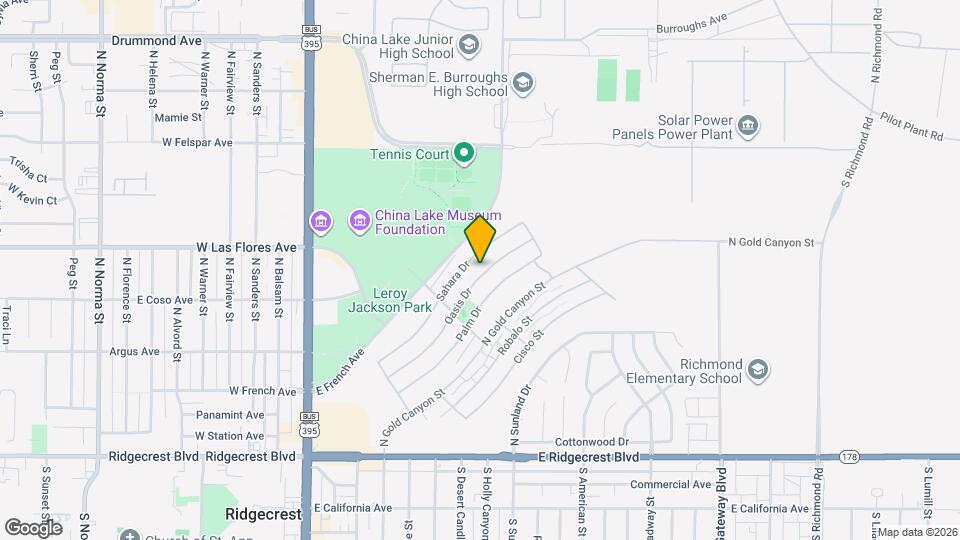 437 Oasis Dr Map and Location Details