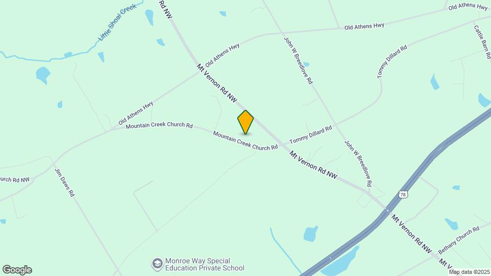 2430 Mountain Creek Church Rd NW Map and Location Details
