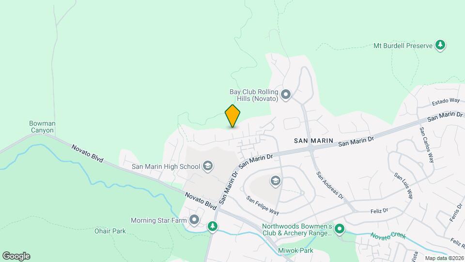 216 San Ramon Way Map and Location Details