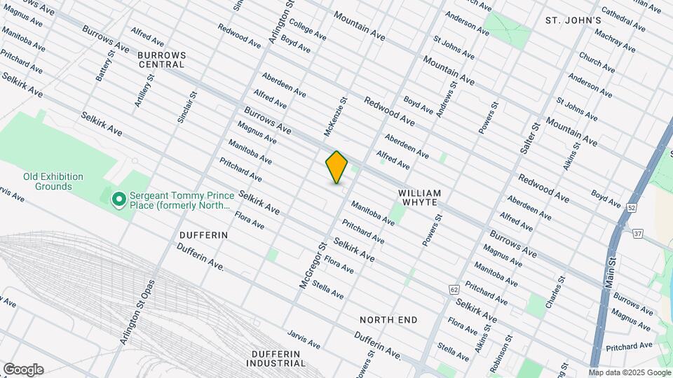 605 Manitoba Ave Map and Location Details