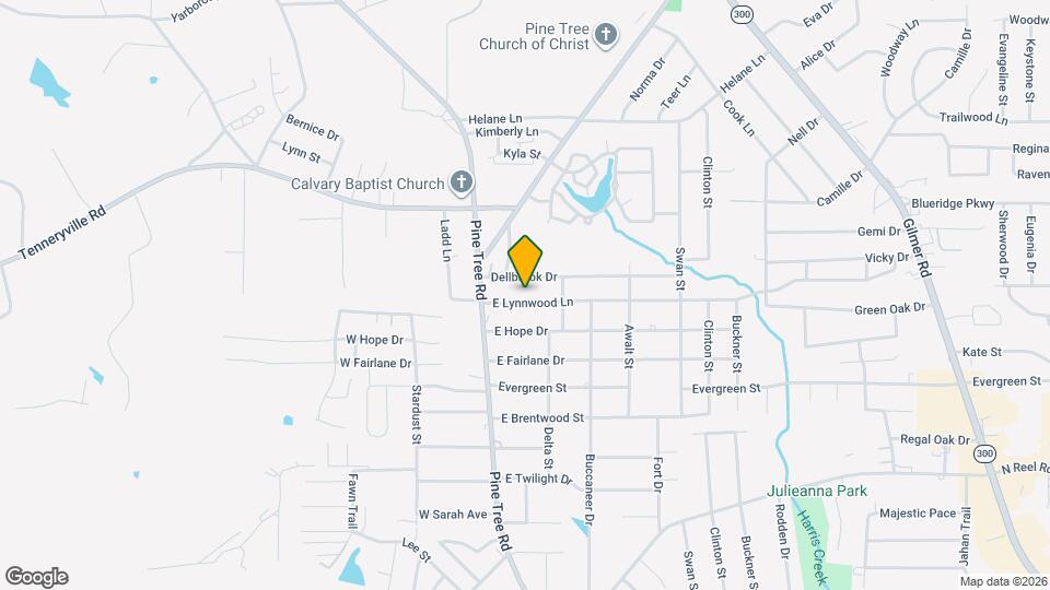 105 E Lynnwood Ln Map and Location Details