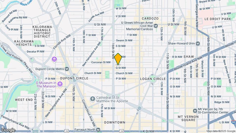 1527 Q St NW Map and Location Details