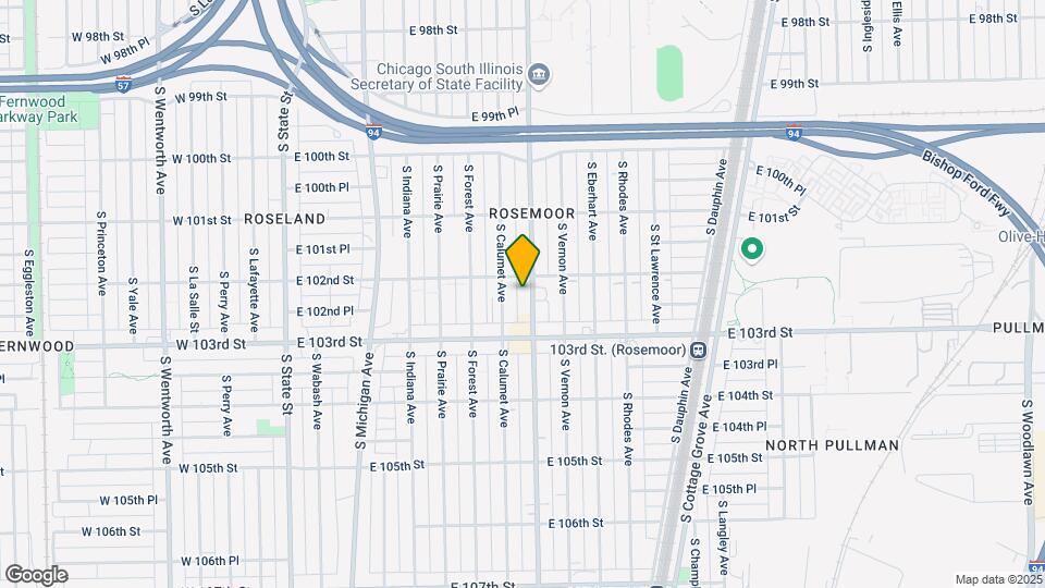 10214 S King Dr Map and Location Details