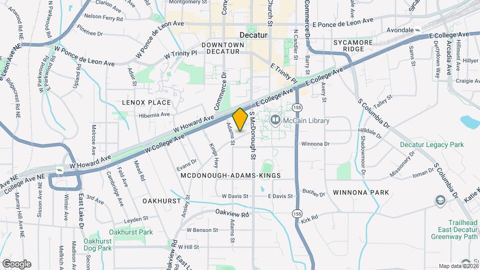 123 Ansley St Map and Location Details