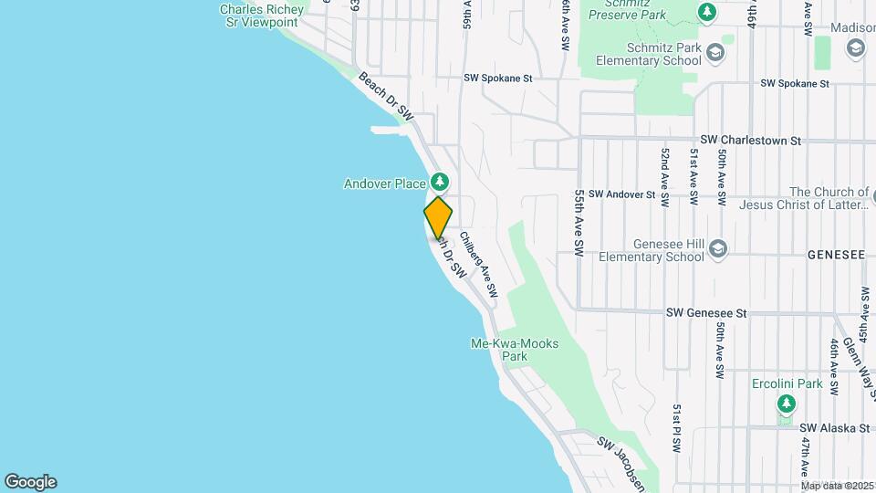4119 Beach Dr SW Map and Location Details