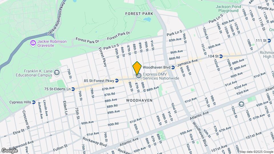 87-13 Jamaica Ave Mapa y Detalles de la Ubicación