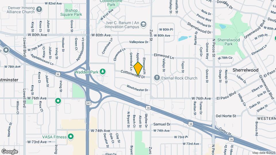 2530 Cottonwood Dr Map and Location Details