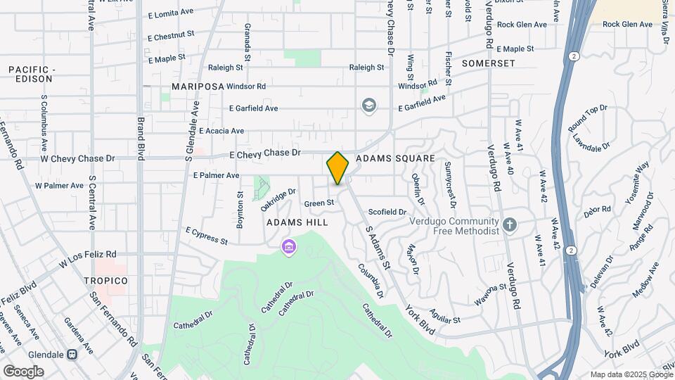 1233 Crescent Dr Mapa y Detalles de la Ubicación