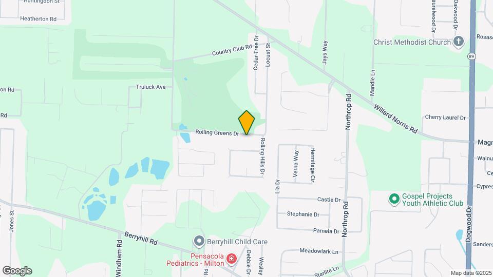 5949 Rolling Greens Dr Map and Location Details