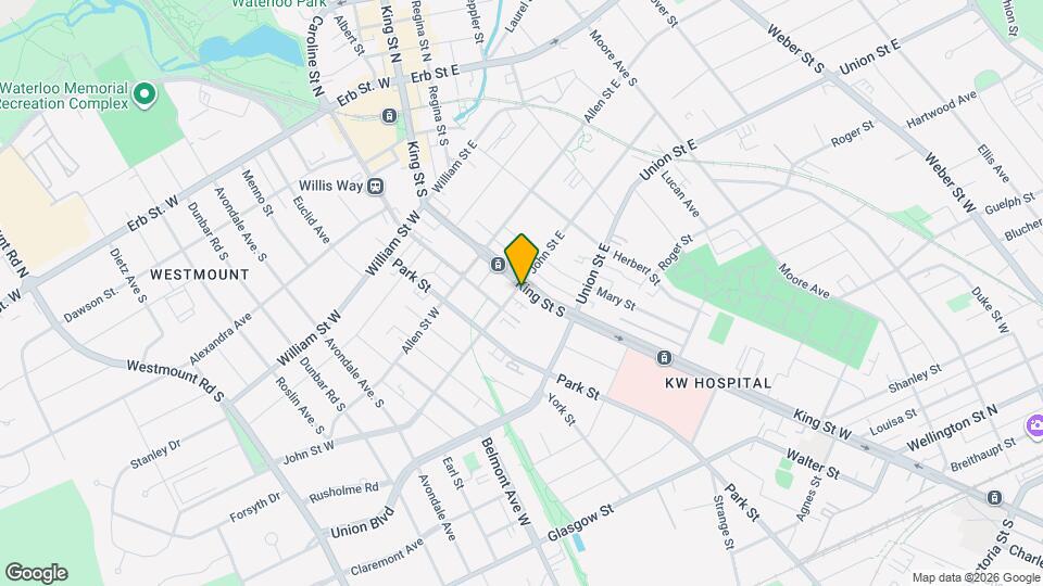 209 King St S, Unit 209 Map and Location Details