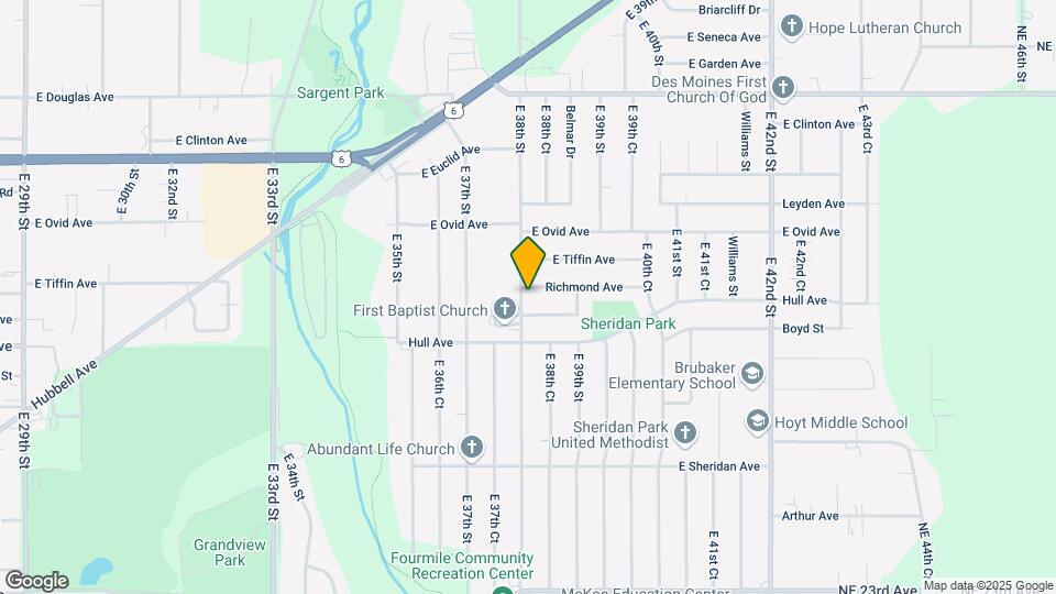 3111 E 38th St Map and Location Details