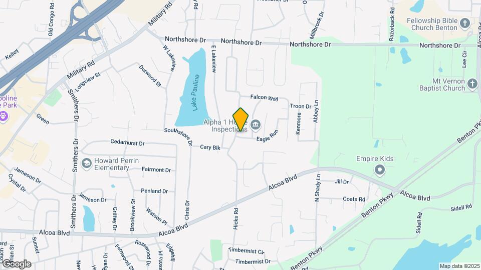 2510 Eagle Run Map and Location Details
