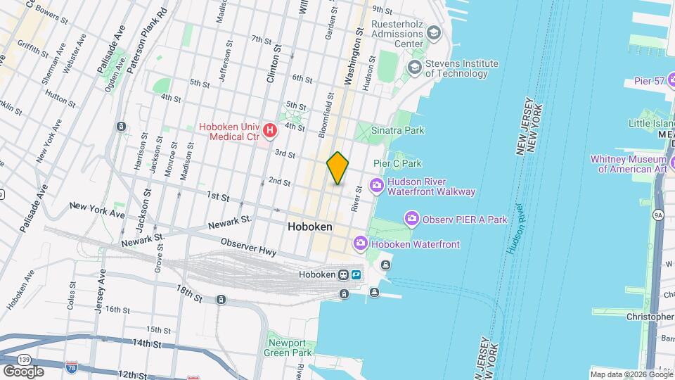 202 Hudson St Map and Location Details