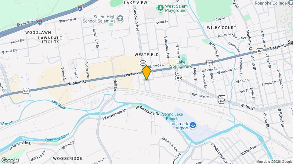 105 S Bruffey St Mapa y Detalles de la Ubicación