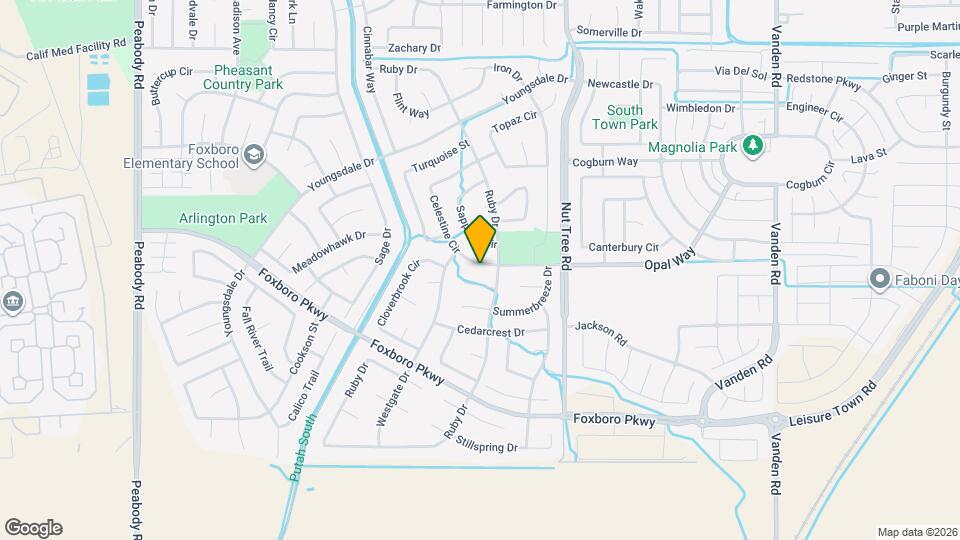 961 Celestine Cir Map and Location Details