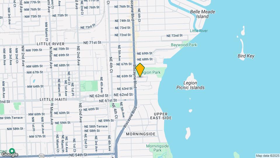 626 NE 64th Ter Map and Location Details