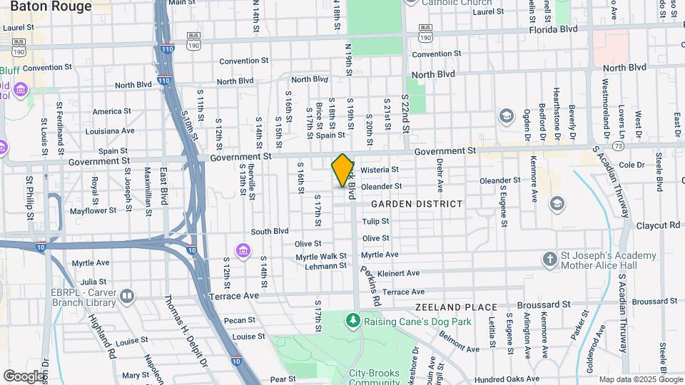 1836 Oleander St Map and Location Details