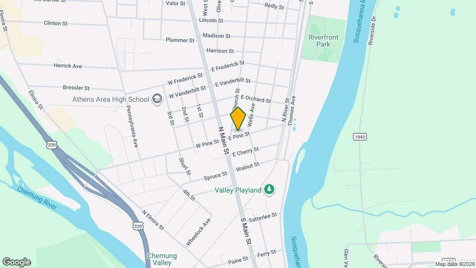 205 E Pine St, Unit 1 Mapa y Detalles de la Ubicación