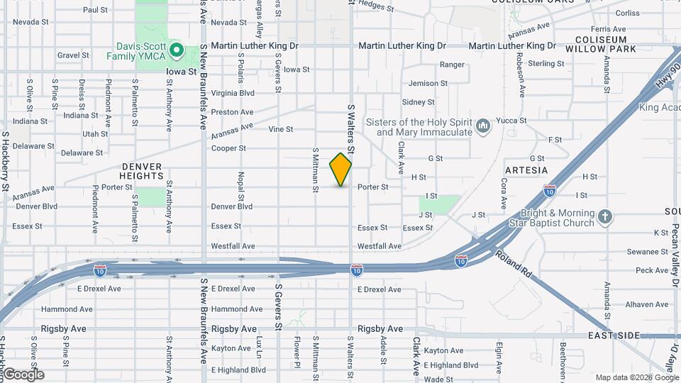 834 Porter St Mapa y Detalles de la Ubicación