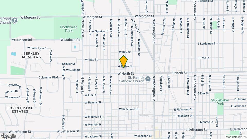 1315 N Morrison St Map and Location Details
