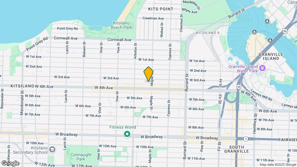 2014 W 3rd Ave Map and Location Details