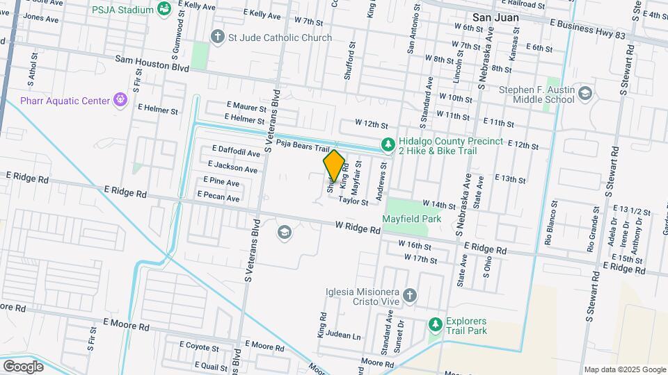 1329 Shufford St Map and Location Details
