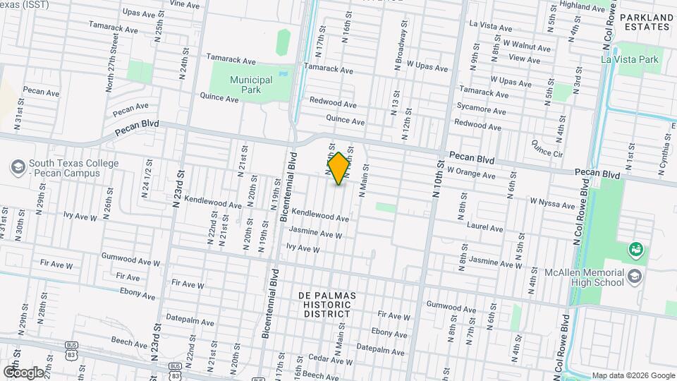 1213 N 15th St Map and Location Details