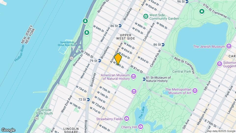136 West 80 Street Map and Location Details