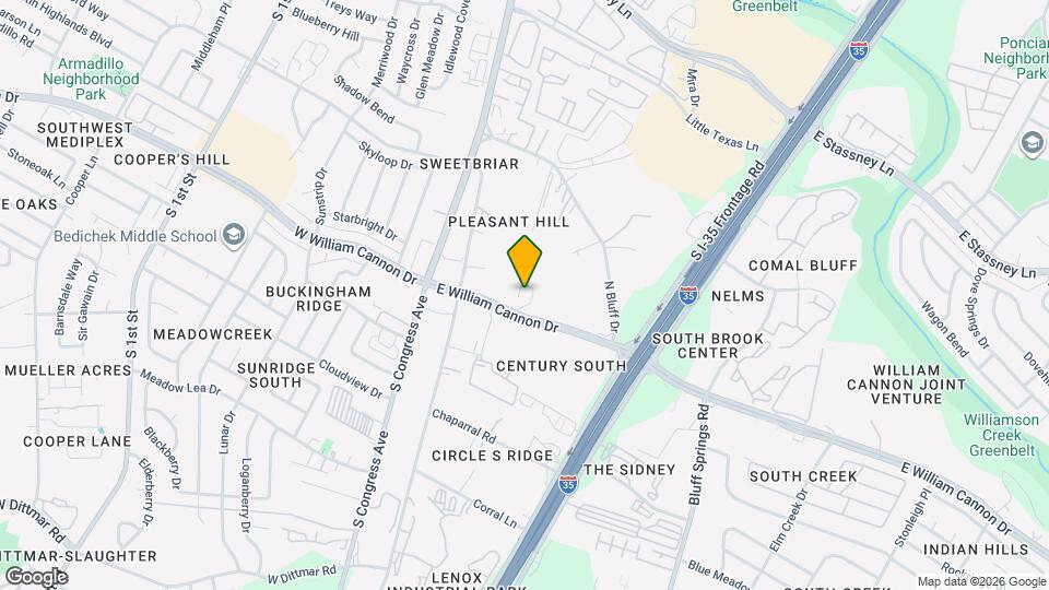 412 E William Cannon Dr Map and Location Details