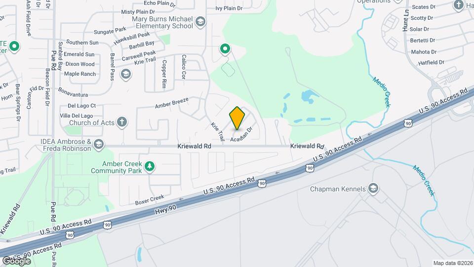 9664 Kennebec Way Map and Location Details