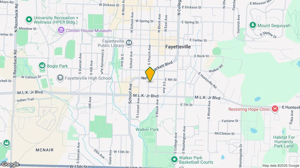 420 S Church Ave Map and Location Details