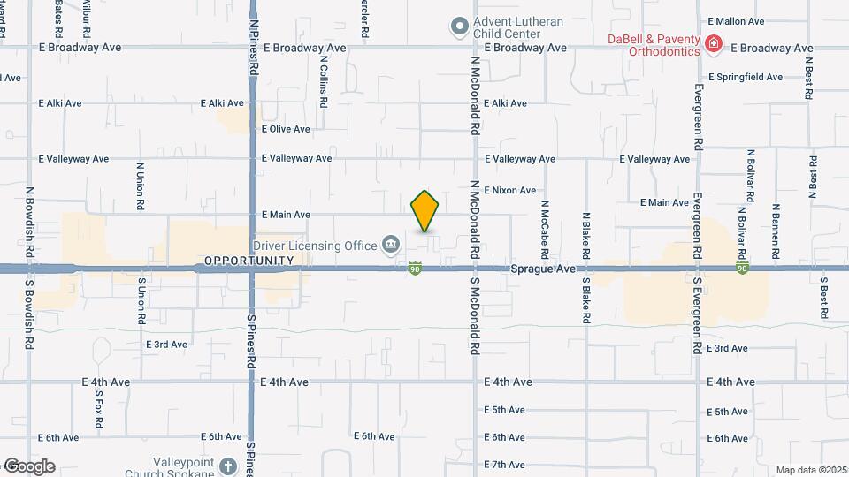 12903 E Sprague Ave Mapa y Detalles de la Ubicación
