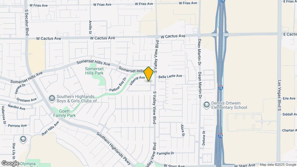 3872 W Irvin Ave Map and Location Details