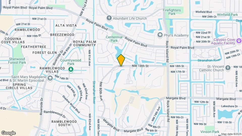 7800 NW 18th St Map and Location Details