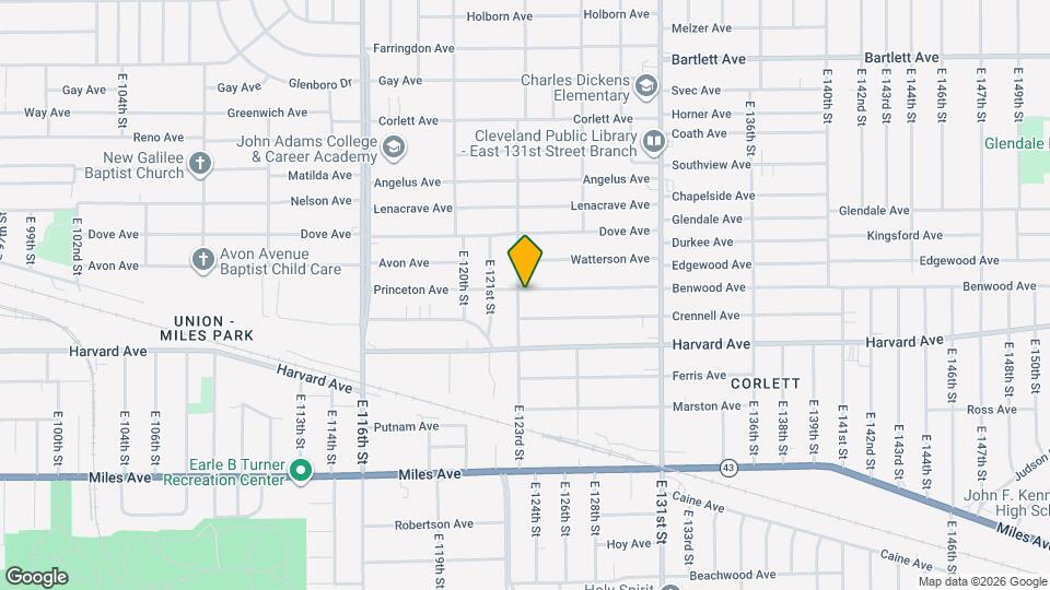 3973 E 123rd St Mapa y Detalles de la Ubicación