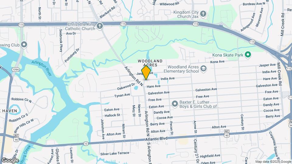 375 Arlington Pl Map and Location Details