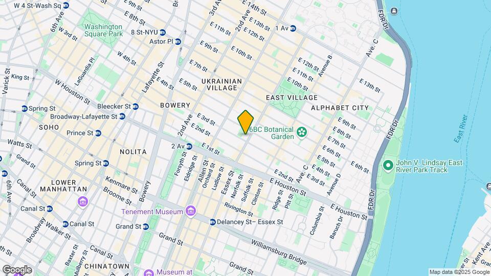 141 E 3rd St Map and Location Details