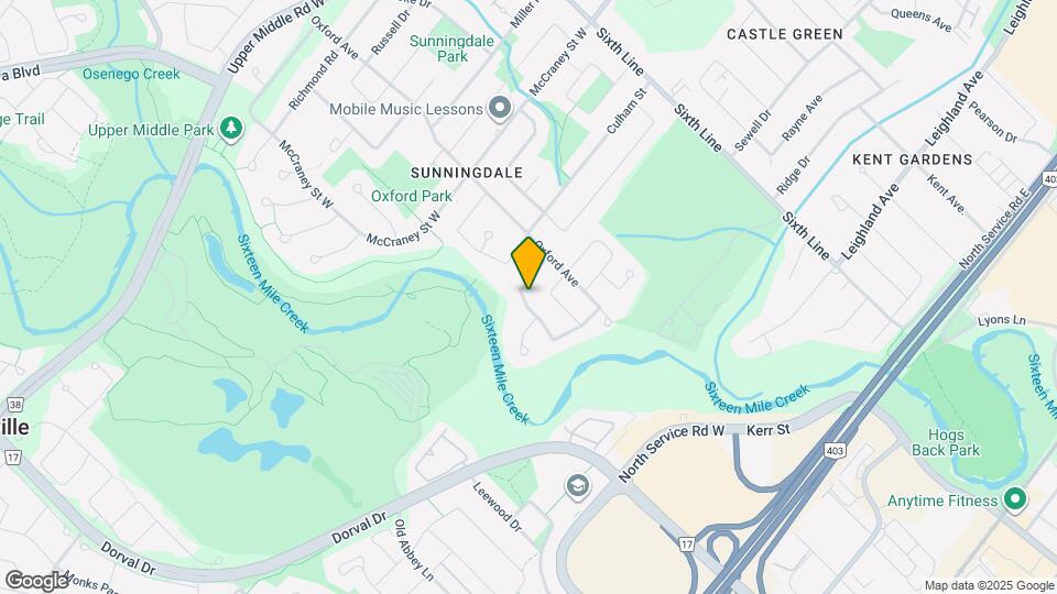 1261 Richards Crescent Map and Location Details