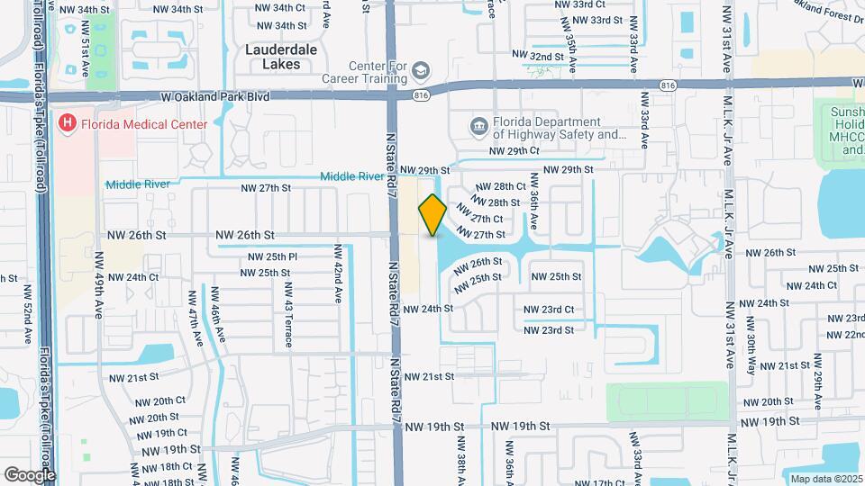 2551 NW 39th Terrace Mapa y Detalles de la Ubicación
