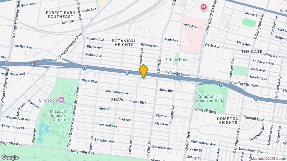 3952 De Tonty St, Unit First Floor Map and Location Details