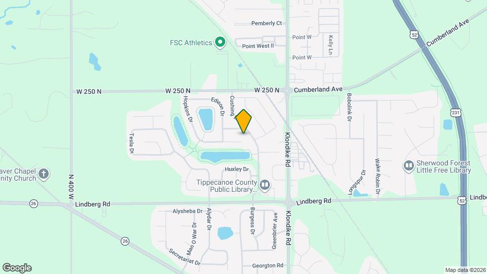 2 bedroom and 2 bathroom property located in West Lafayette! Map and Location Details