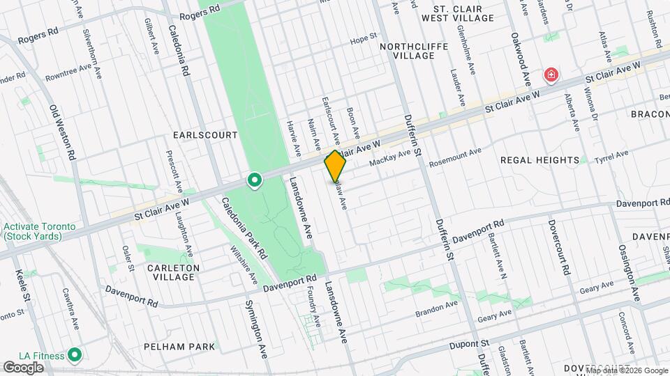 118 Greenlaw Ave Map and Location Details