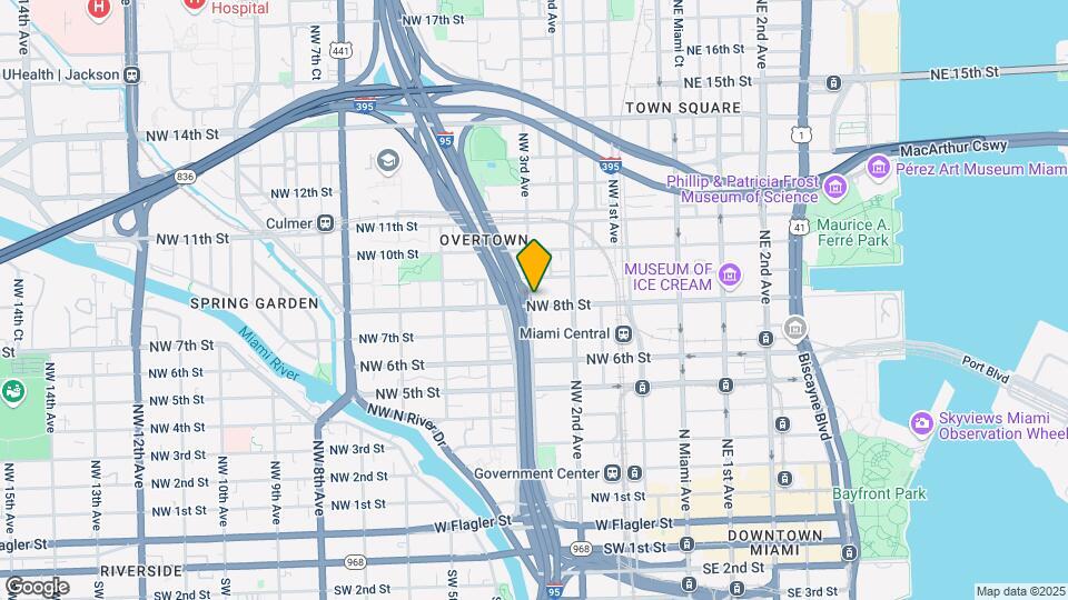 801-823 NW 3rd Ave Map and Location Details