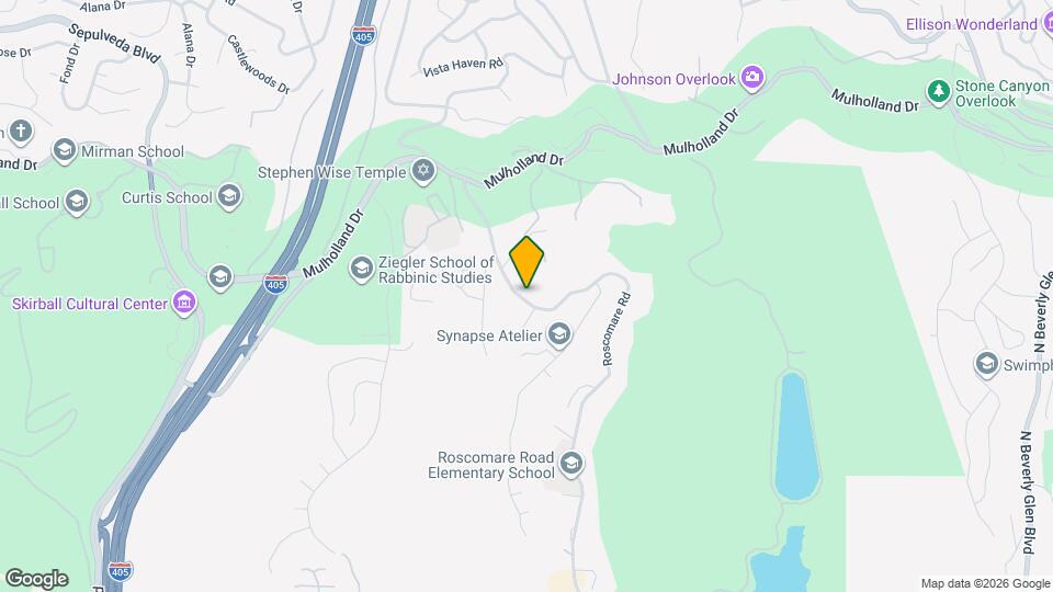 2814 Roscomare Rd Map and Location Details